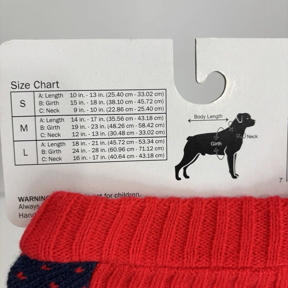 Dog Sweater Dinosaur Sweater Winter Christmas Holiday - Size Small NWT